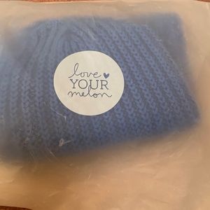 NEW LOVE YOUR MELON KNIT BEANIE BLUE